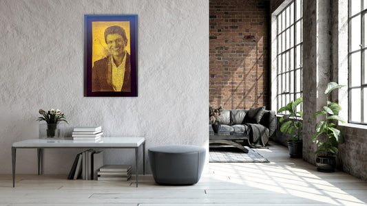 PUNEETH RAJKUMAR - AN INSPIRATIONAL PERSONALITY | LUXE WOVEN SILK ART